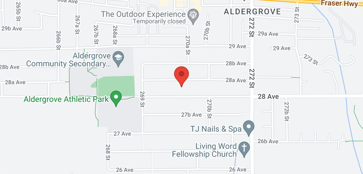 map of 27004 28A AVENUE